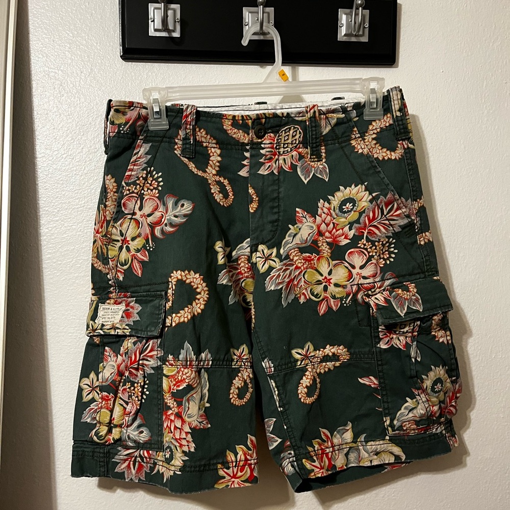 Polo ralph Lauren flannel cargo shorts vintage size 32